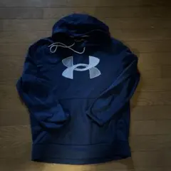 Under Armour パーカー LGサイズネイビーアンダーアーマーロゴ