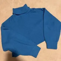 H&M エイチアンドエム　ニット　トップス　青　ブルー　レディース　ファッション
