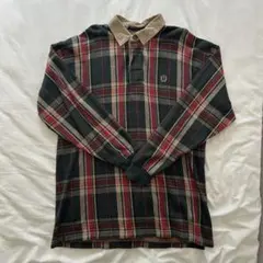 TOMMY HILFIGER チェック柄ポロシャツ L