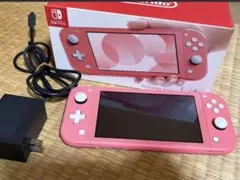 Nintendo Switch Lite コーラル 箱あり 充電器 ケース付き