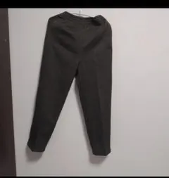 ダークグレー イージーパンツ ウエストゴム