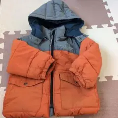 オレンジとグレーのジャケット　90cm