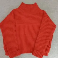 ロペピクニック リブ切替 洗えるニット