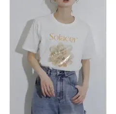 SENSE OF PLACE グラフィックTシャツ(半袖) ロゴ　フラワー