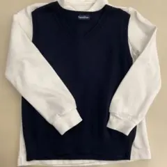 ファミリアfamiliar120 長袖ポロシャツ、ベスト【2点セット】