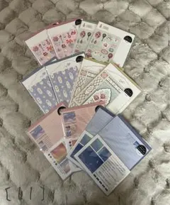 〔11〕　セリア　レターセット　まとめ売り　12セット
