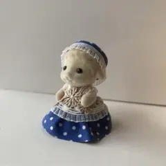 シルバニア　着せ替え服　帽子　ワンピース　ひつじ赤ちゃん　ハンドメイド
