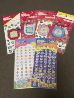 たまごっち キラキラシール2 × 4種　プチプチシール2種　計6枚おまとめ