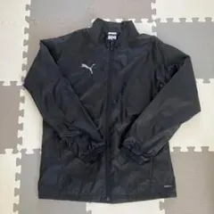 PUMA teamcupブラック ウィンドブレーカー M ウラトリコット