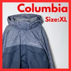 【美品】古着　コロンビア　ナイロンジャケット　インナーフリース　メンズ　XL