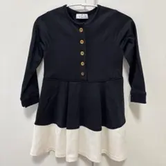 IENA ENFANT ネイビー/ホワイト ワンピース　100cm