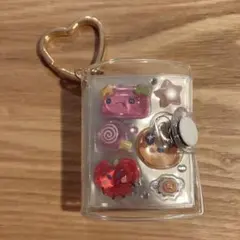 ミニシール帳　ミニチュア　キーホルダー　ドロップシール　立体シール　完成品