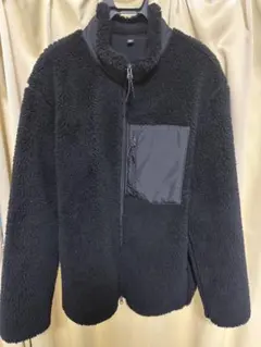 UNIQLO ユニクロ　ボアフリースジャケット　ブラック　XXL