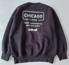 devilock 裏起毛 BIGシルエットトレーナー 120 チャコールグレー