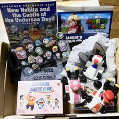 ドラえもん マリオ セット 海底鬼岩城 マリオカート 絵本 シール おもちゃのサムネイル