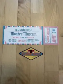 ミセスグリーンアップル ワンダーミュージアム ステッカー 大森元貴 グッズ 雑貨