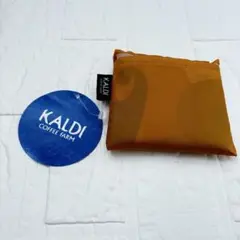 【未開封】KALDI エコバッグ オレンジ　カルディ伝説柄　タグ付き　新品