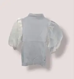 GRL☆袖チュール切替えハイネックトップス☆新品未使用