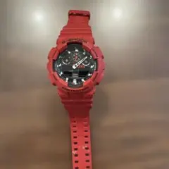 CASIO G-SHOCK レッド 腕時計 本体　電池切れのサムネイル