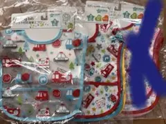 ポケット付きお食事エプロン3枚セット