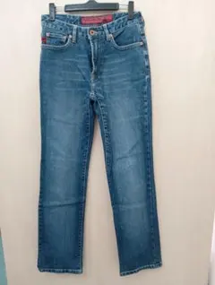 PARASUCO ブーツカットデニムパンツ ブルー　26インチ　レディースのサムネイル