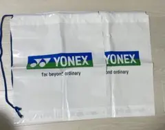 YONEX ロゴ入りバッグ 引き紐付き