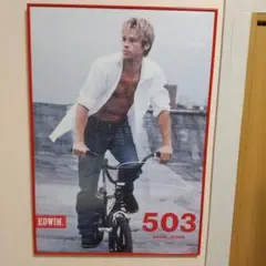 EDWIN 503 基本的なジーンズ ポスター