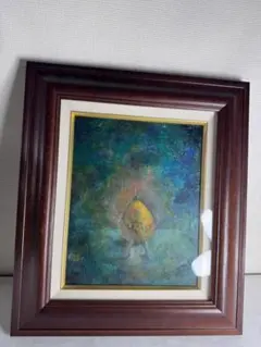 水落たけ乃 花のメルヘン 油彩 額装絵画 水落たけ乃 花のメルヘン 油彩 額装絵画 - 일본구매대행 직구 재팬큐
