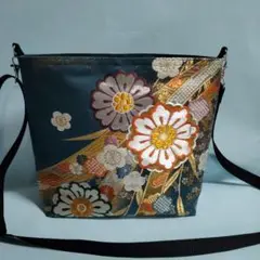 帯リメイクショルダーバッグ