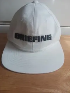 美品！ブリーフィングBRIEFING メッシュキャップ ホワイト - メルカリ