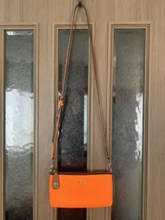ＣＯＡＣＨ❤️コーチ ヘラルドレザー ミニバッグ クロスボディ ネオンオレンジ