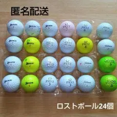 ゴルフ　ロストボール 24個　匿名配送