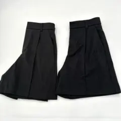 GU ショートパンツ　膝丈　センタープレスバミューダ　S.M 2点　YU8