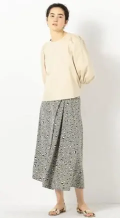 ティアードロングスカート