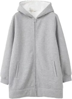 Honeys シネマクラブ ハニぽか ジップアップパーカー グレー