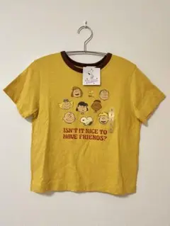 新品 タグ付き UNIQLOスヌーピー半袖TシャツSサイズ