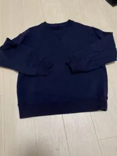 ユニクロ　130 ネイビー　長袖　トレーナー