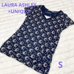LAURA ASHLEY×UNIQLO コラボ 花柄Tシャツ S
