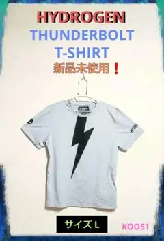 未使用品】ハイドロゲン テニス テック サンダーボルトTシャツXL