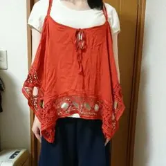 新品☆ タグ付き ANAP バッククロス フレア キャミソール