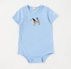 プティマイン80センチ　半袖ロンパース