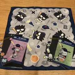 侍ジャパン×サンリオ　E賞　バツ丸　G賞ポチャッコ　マイメロ