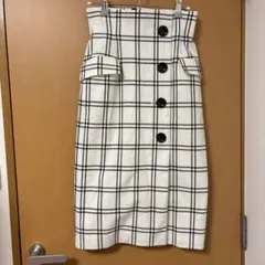 31 Claris de mode チェック柄タイトスカート