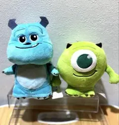 モンスターズインク moipon エクストラぬいぐるみ　サリー　マイク　セット