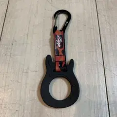 Zepp ギター型 カラビナ キーホルダー カモフラ