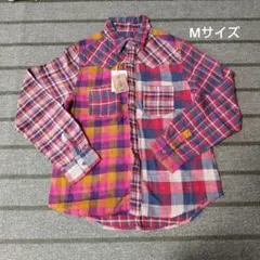 【新品】CUBE SUGAR チェック柄 長袖シャツ M