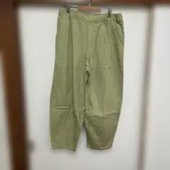 サマンサモスモス　グリーン バルーンパンツ