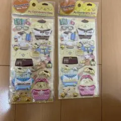 ポムポムプリン マイコーディネートシール 2セット