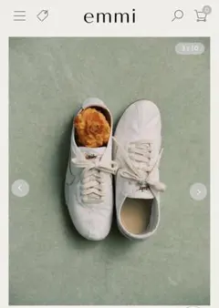 NIKE meets emmi　MOON SHOE OG SSホワイト25㎝