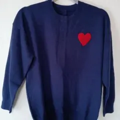 ハートロゴニットプルオーバー
